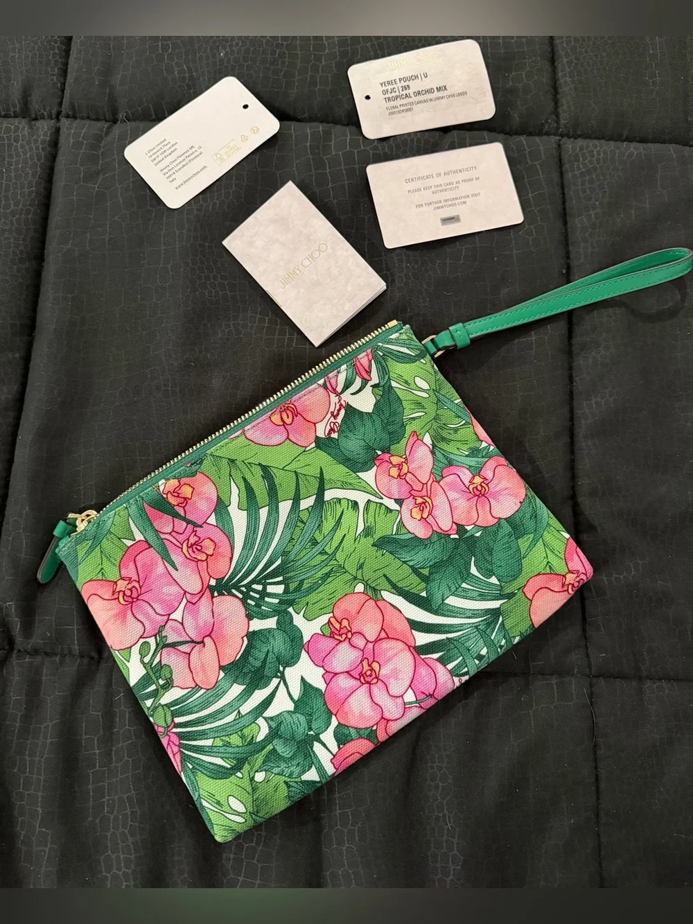 Jimmy Choo Yeree Pouch - Tropical Orchid Mix
